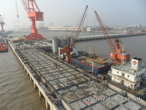 南通潤邦重機有限公司五萬噸級碼頭工程